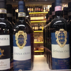 Donna Olga wine. And there were three different types!